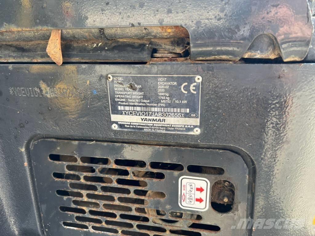 Yanmar Vio 17 Miniexcavadoras