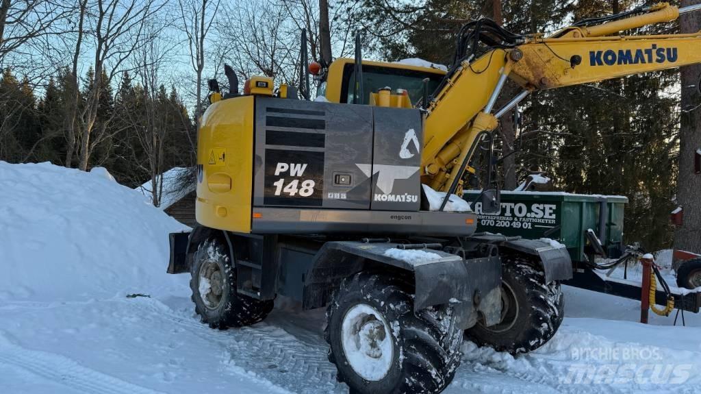 Komatsu PW 148 Excavadoras de ruedas