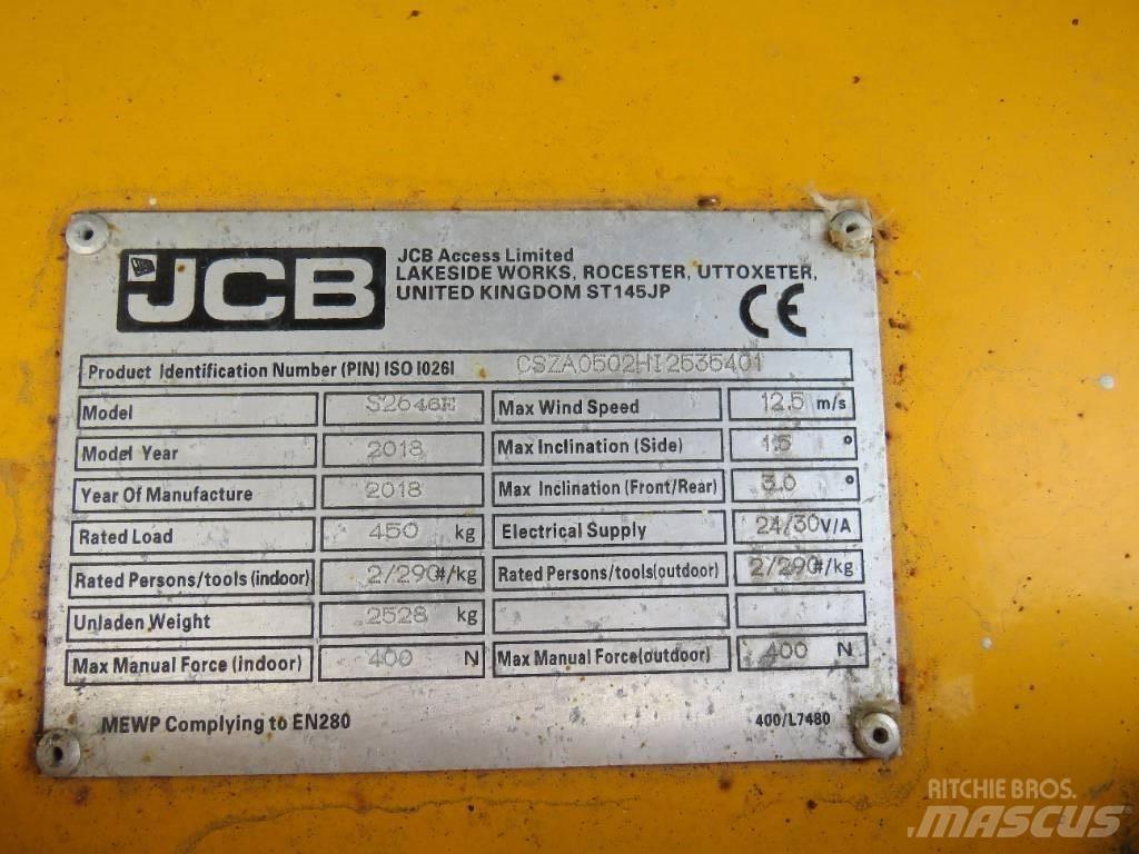 JCB S2646E Plataformas tijera