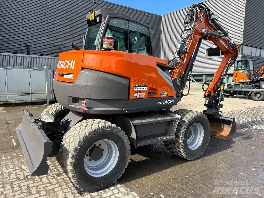 Hitachi ZX95W Excavadoras de ruedas