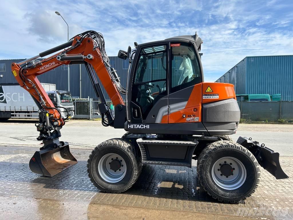 Hitachi ZX95W Excavadoras de ruedas