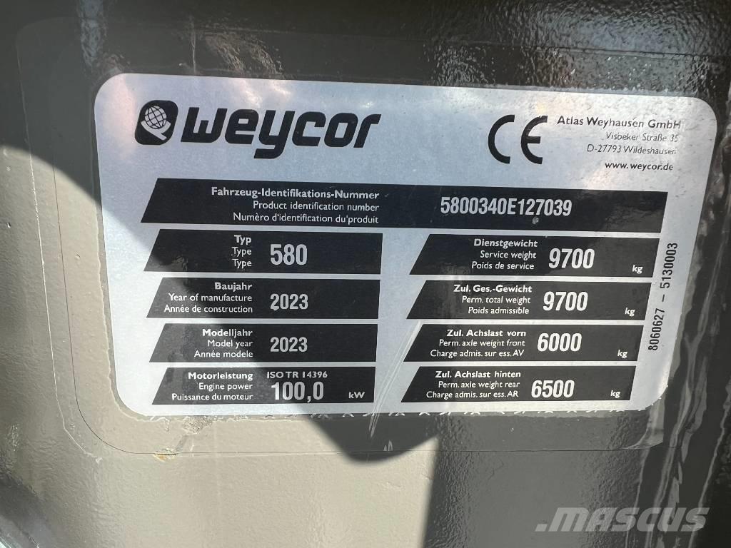 Weycor AR 580 Cargadoras sobre ruedas