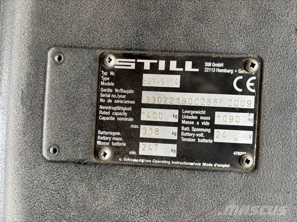 Still EGV-S14 Apiladoras eléctricos