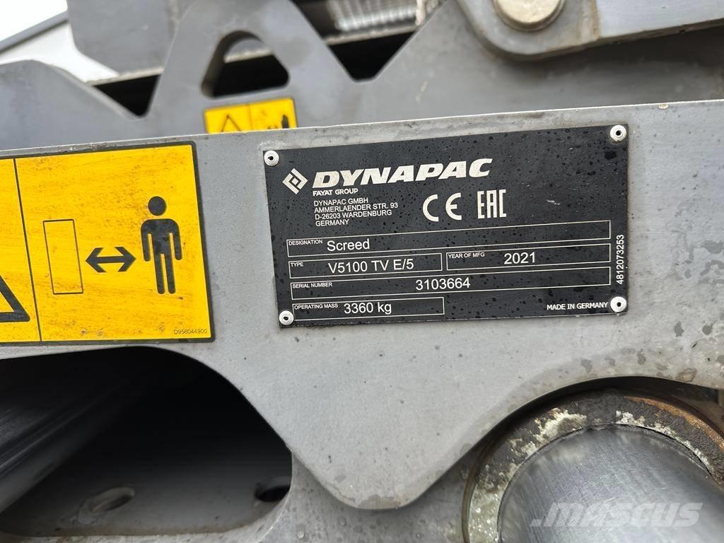 Dynapac SD 2500 CS Asfaltadoras