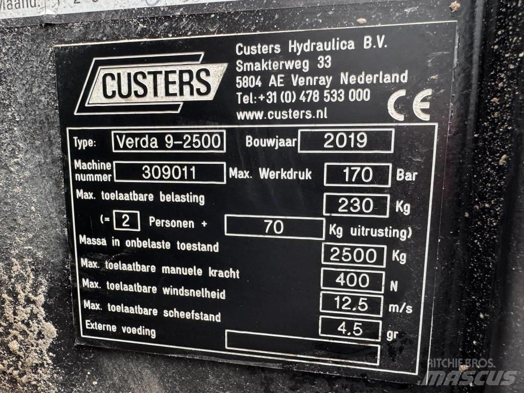 Custers Verda 9 Plataformas con brazo de elevación telescópico