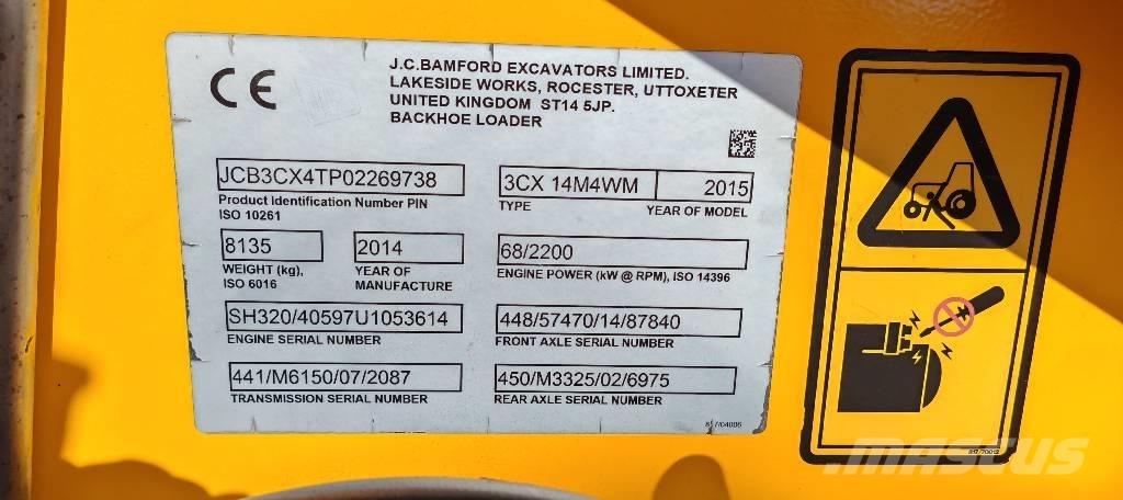 JCB 3 CX Retrocargadoras