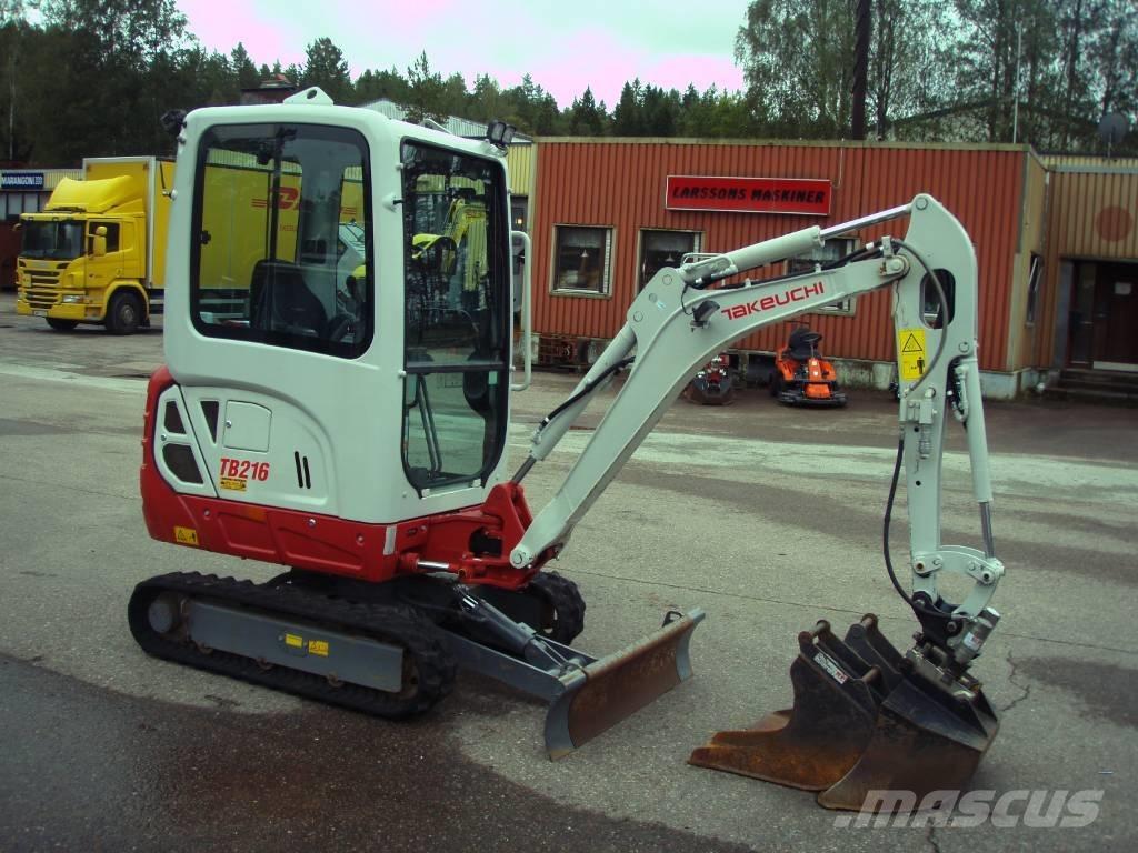 Takeuchi TB 216 Miniexcavadoras