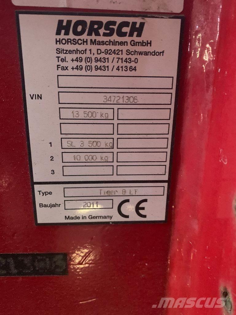 Horsch Tiger 8 LT Cultivadoras