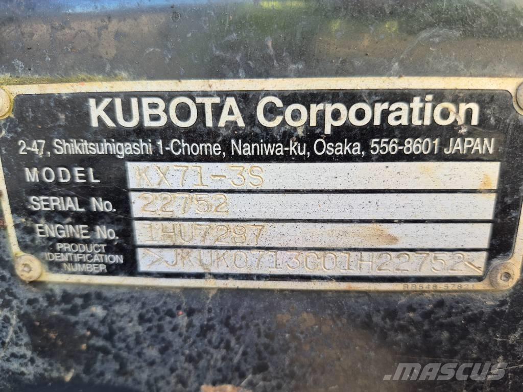 Kubota KX 71-3 Miniexcavadoras