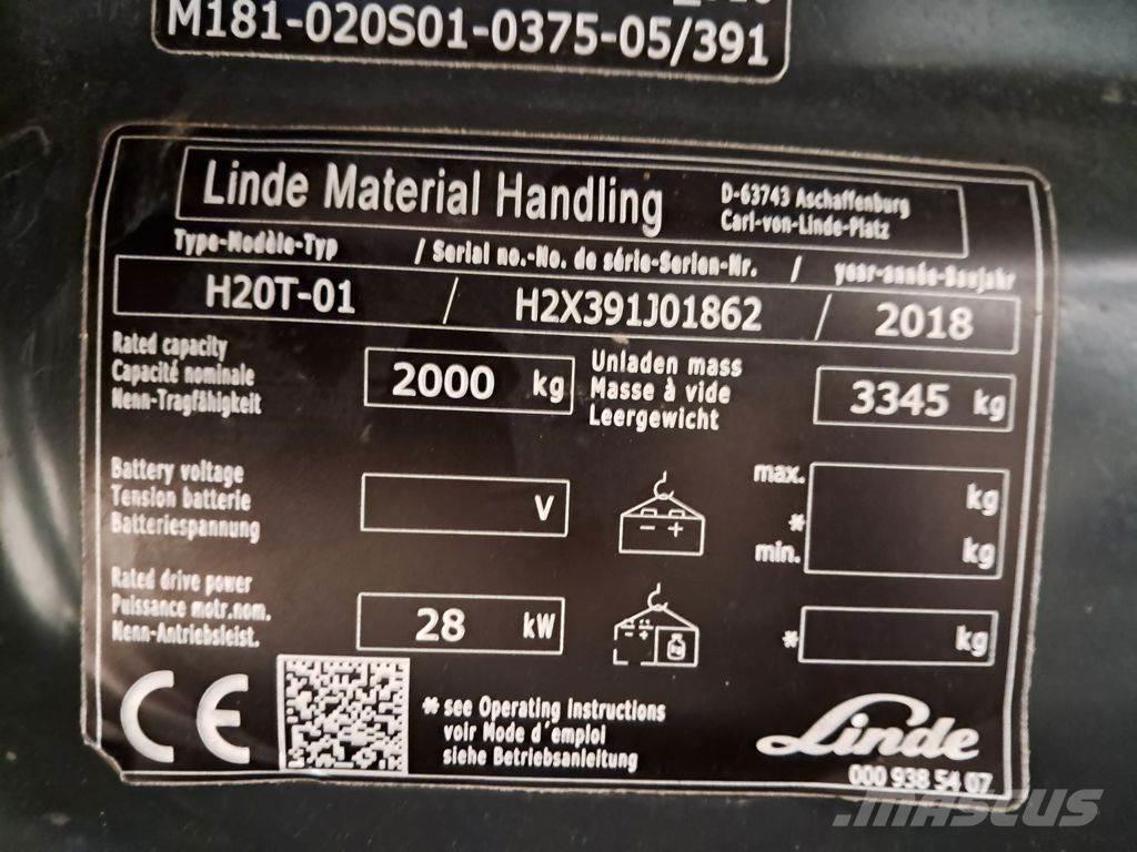 Linde H20T-01 Camiones LPG