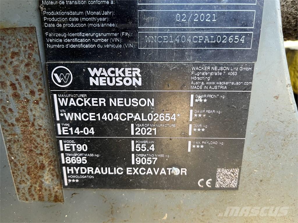 Wacker Neuson ET90 Excavadoras 7t - 12t