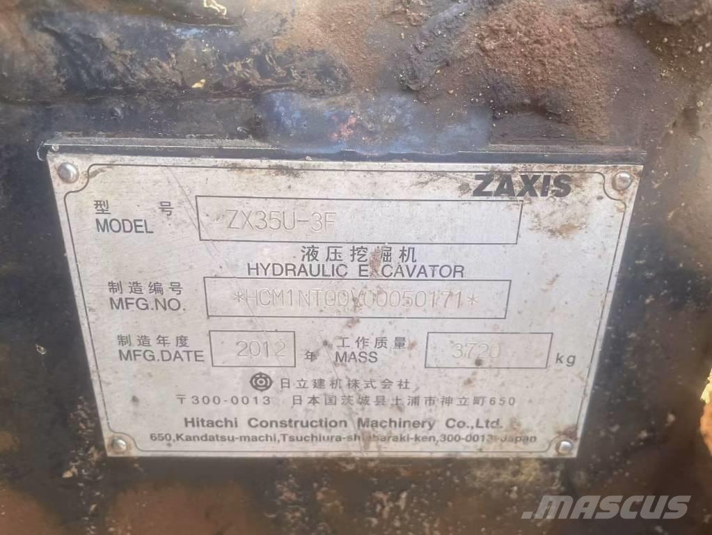 Hitachi ZX 35 U Miniexcavadoras