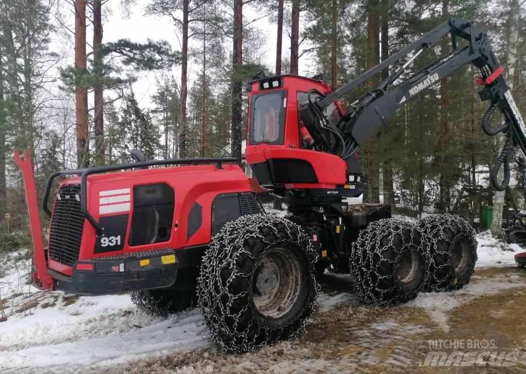 Komatsu 931 Cosechadoras