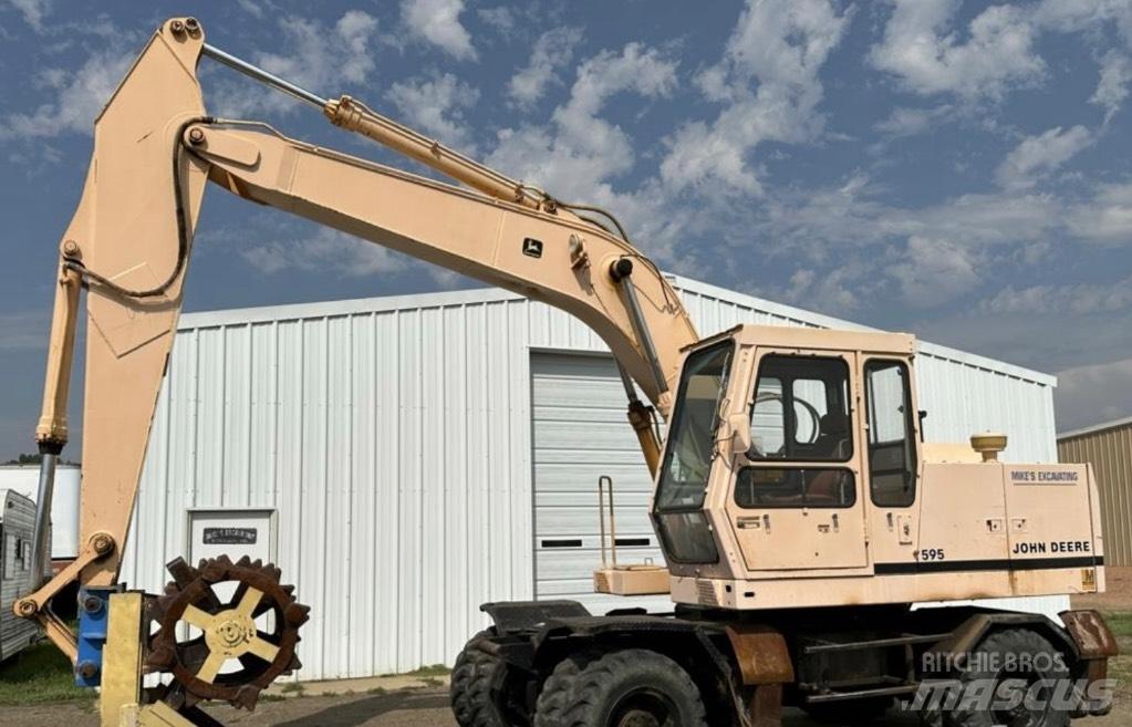 John Deere 595 Excavadoras de ruedas