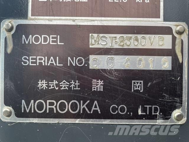 Morooka MST-2300VD Camiones de volteo sobre orugas