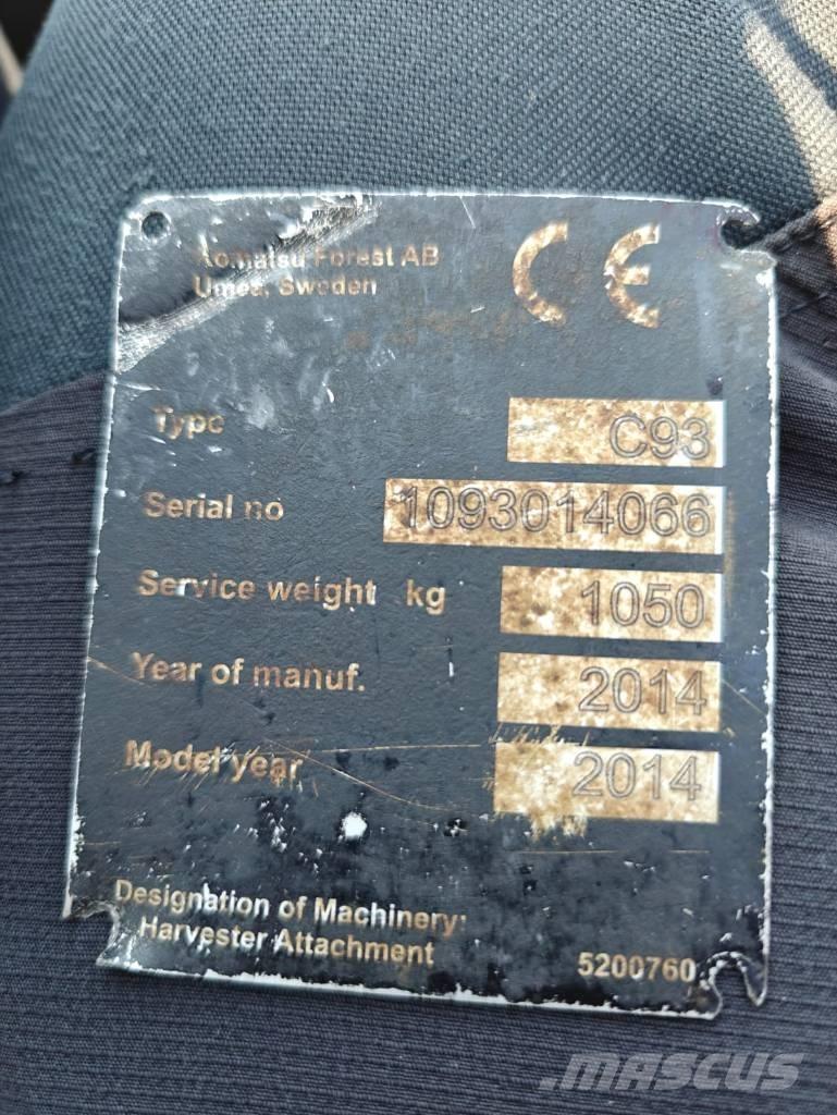 Komatsu C 93 Cabezales cortadores