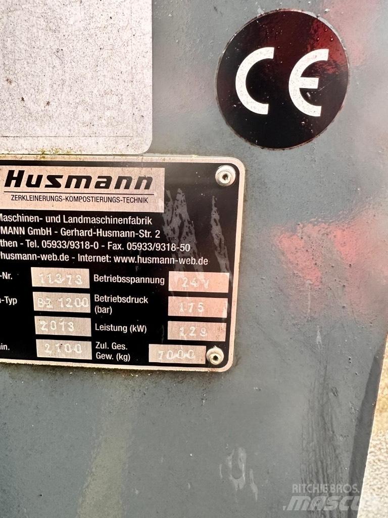 Husmann BZ1200 Partidoras, cortadoras y trituradoras de madera