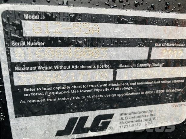 JLG G 12-55 A Carretillas telescópicas