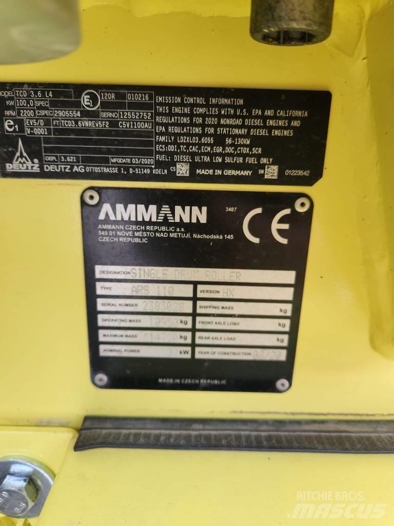 Ammann ARS 110 Rodillos de un solo tambor