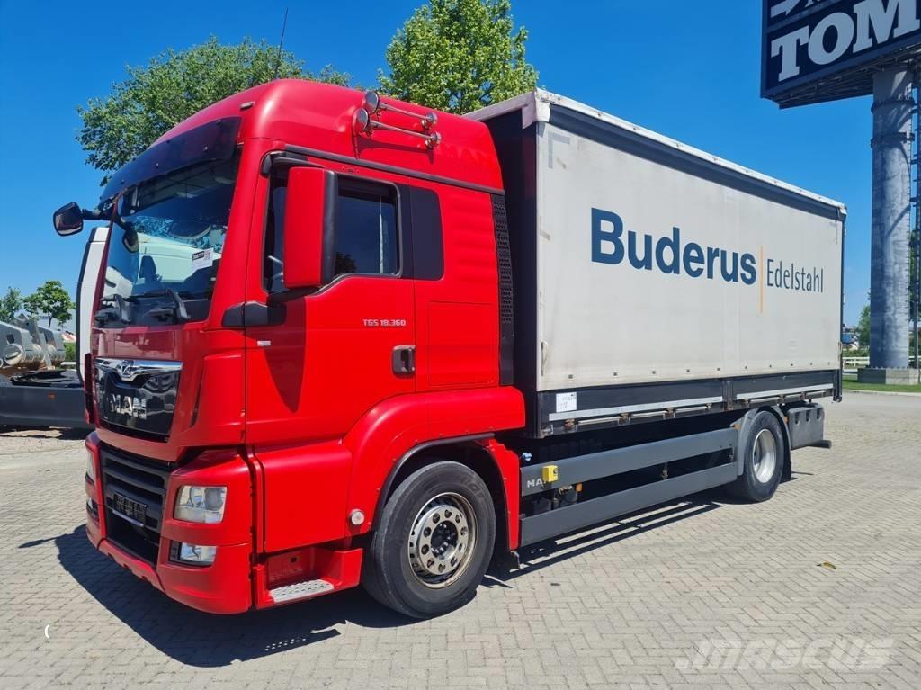 MAN TGS 18.360 / 6.1m Camiones de caja de lona