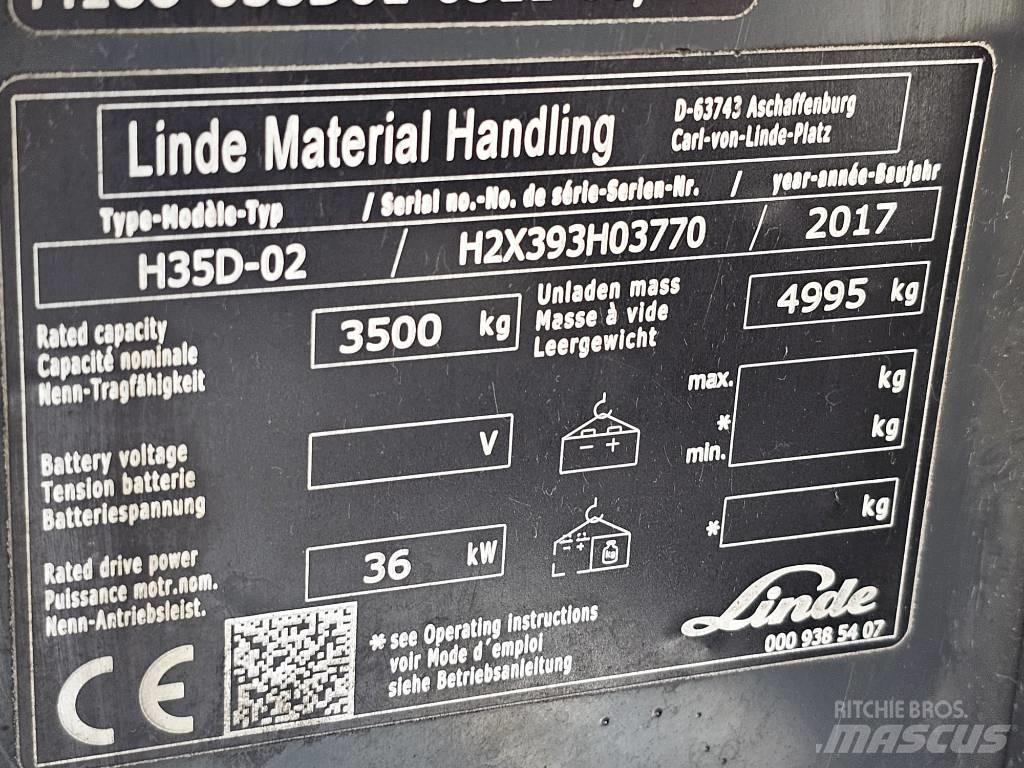 Linde H35D-02 Camiones diesel