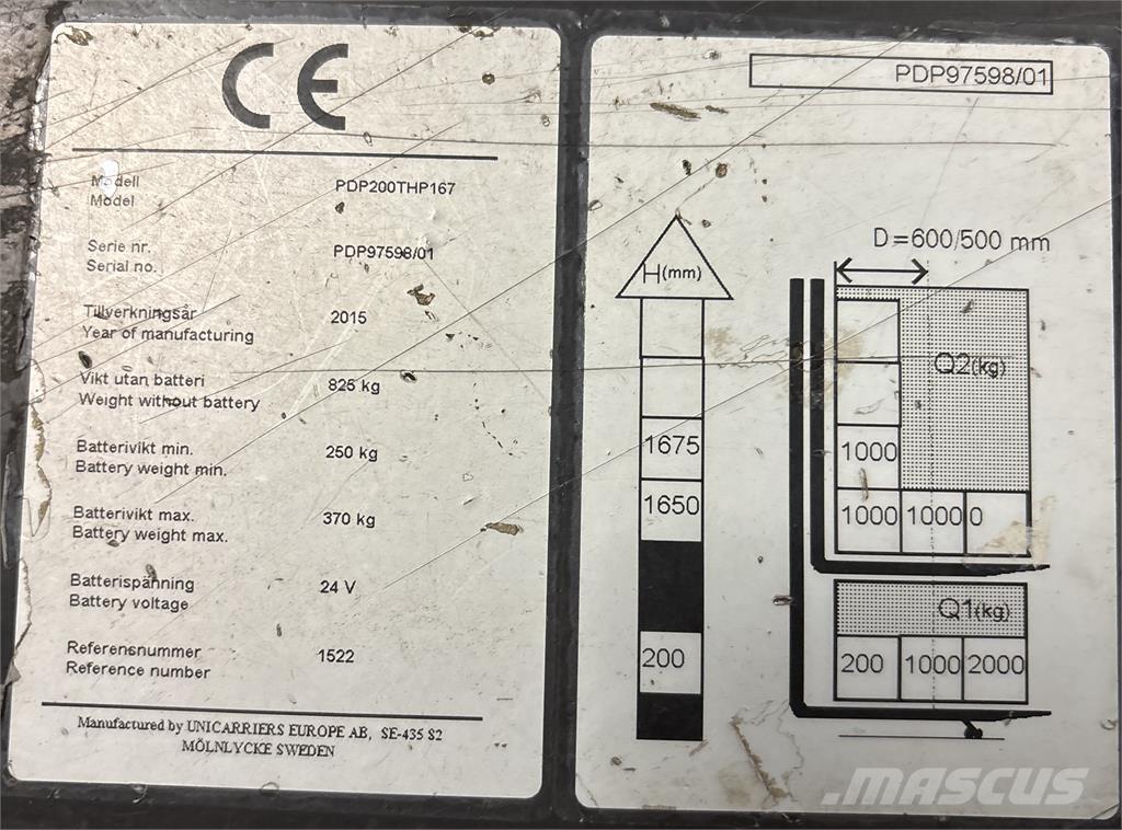Atlet PDP200 Apiladoras eléctricos
