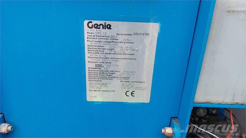 Genie GR12 Otras plataformas elevadoras