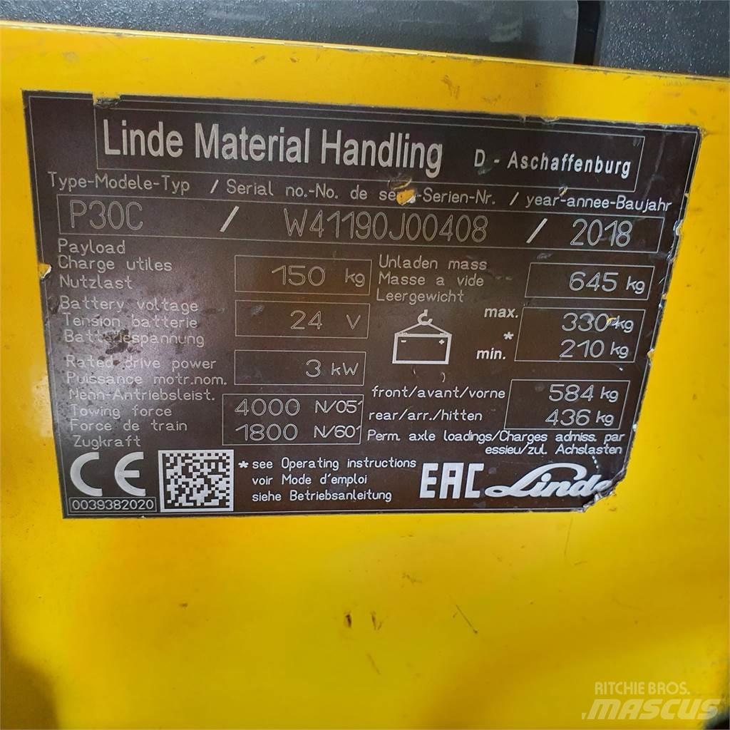 Linde P30C Camiones con grúa