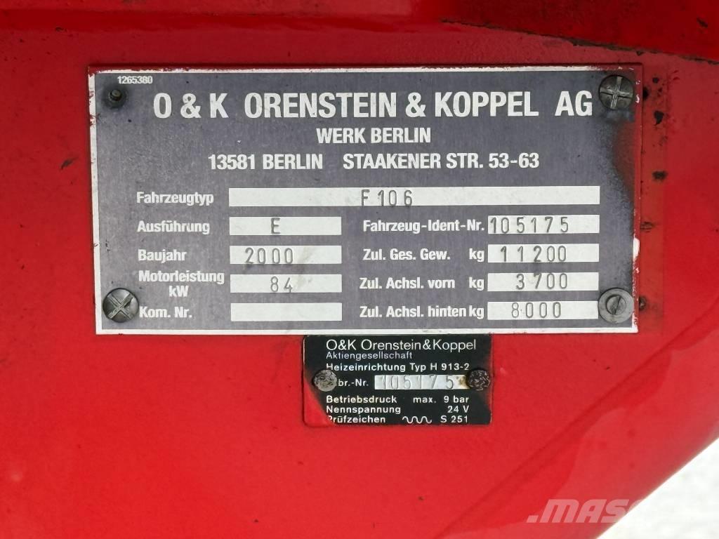 O&K F 106 Niveladoras