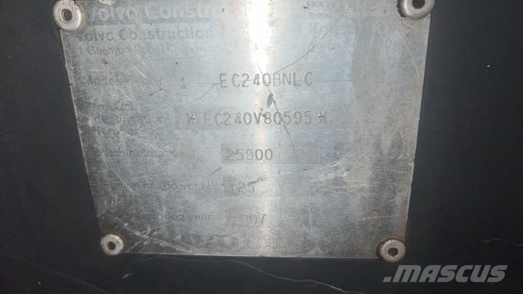 Volvo EC 240 B N LC Componentes electrónicos