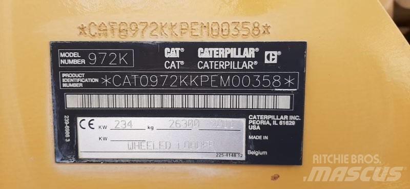 CAT 972K Cargadoras sobre ruedas