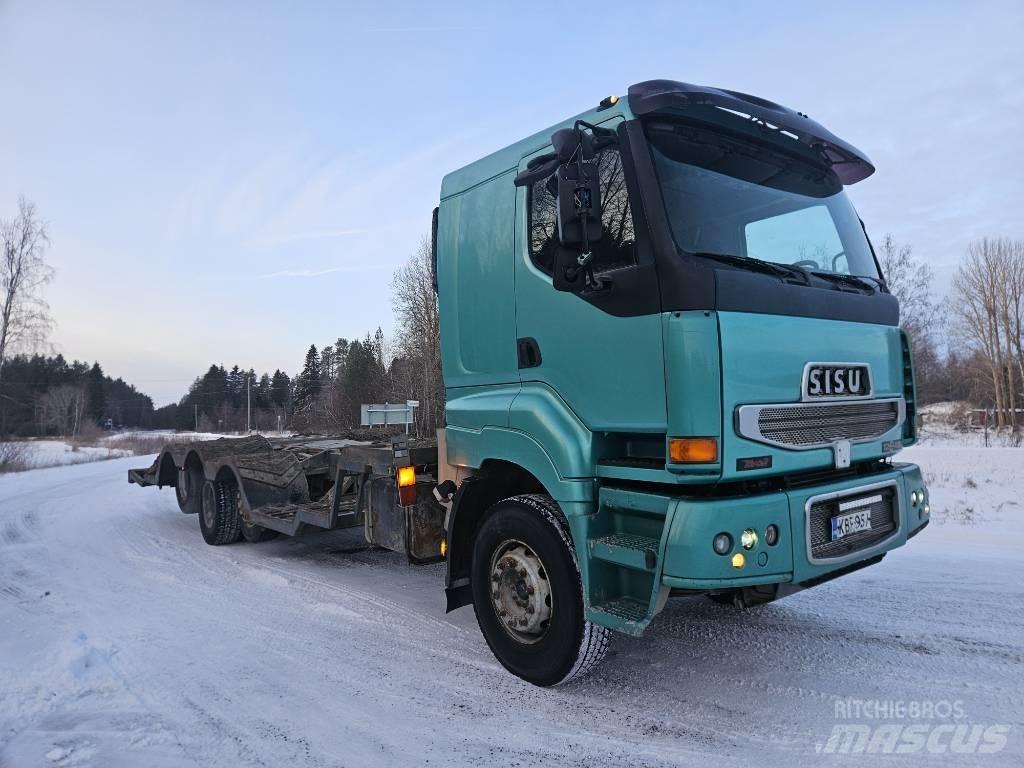 Sisu E12 8x2 Forest machine transport trucks