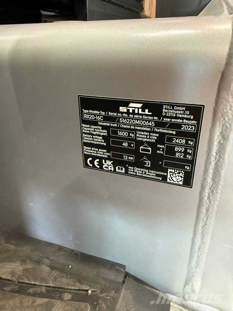 Still RX 20-16 Carretillas de horquilla eléctrica