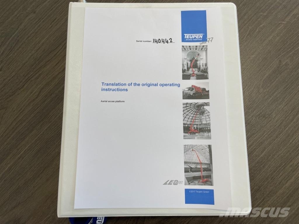 Teupen Leo 50 GT Plataformas con brazo de elevación manual