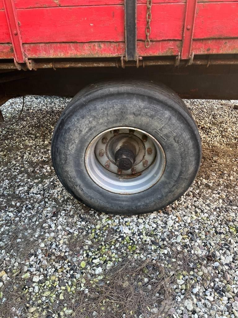 Tim 10 tons vogn Remolques con caja de volteo