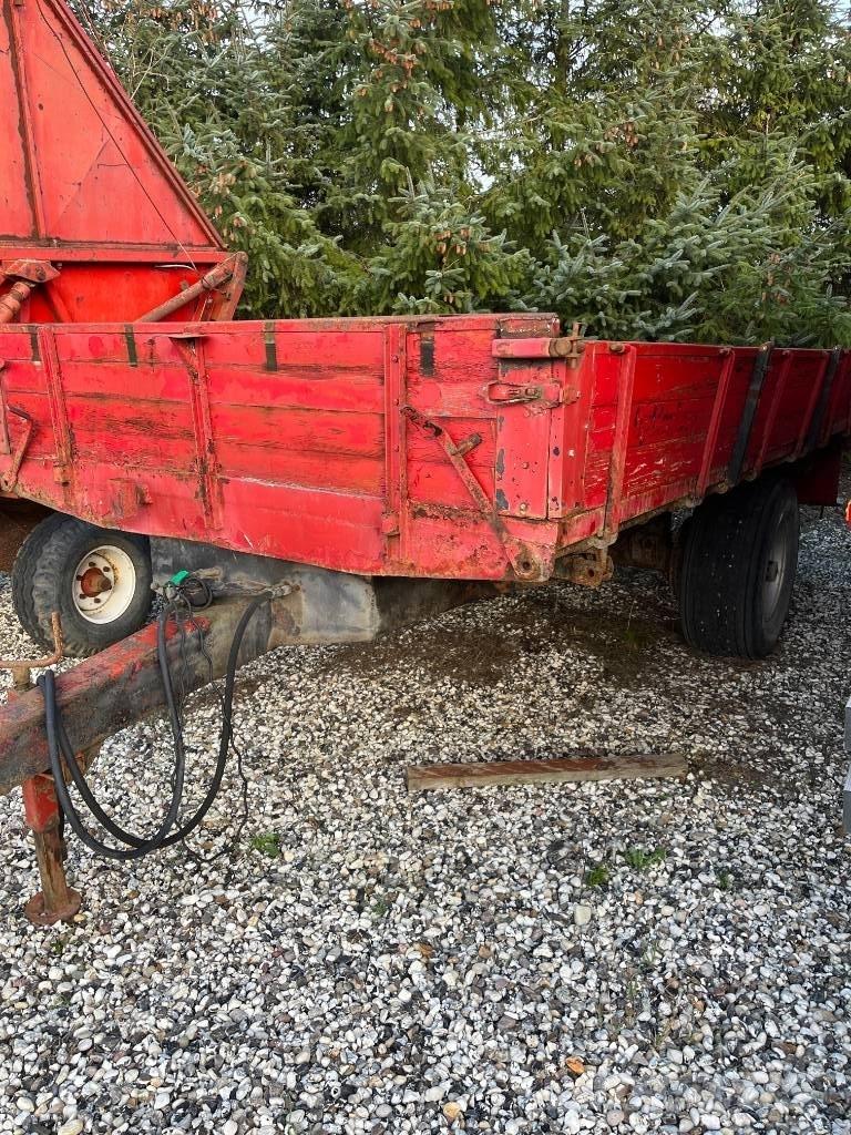 Tim 10 tons vogn Remolques con caja de volteo