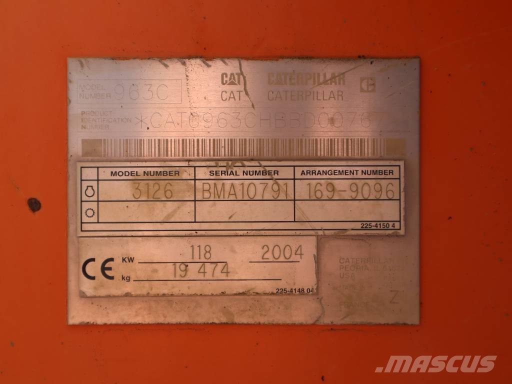 CAT 963 C Cargadoras sobre orugas