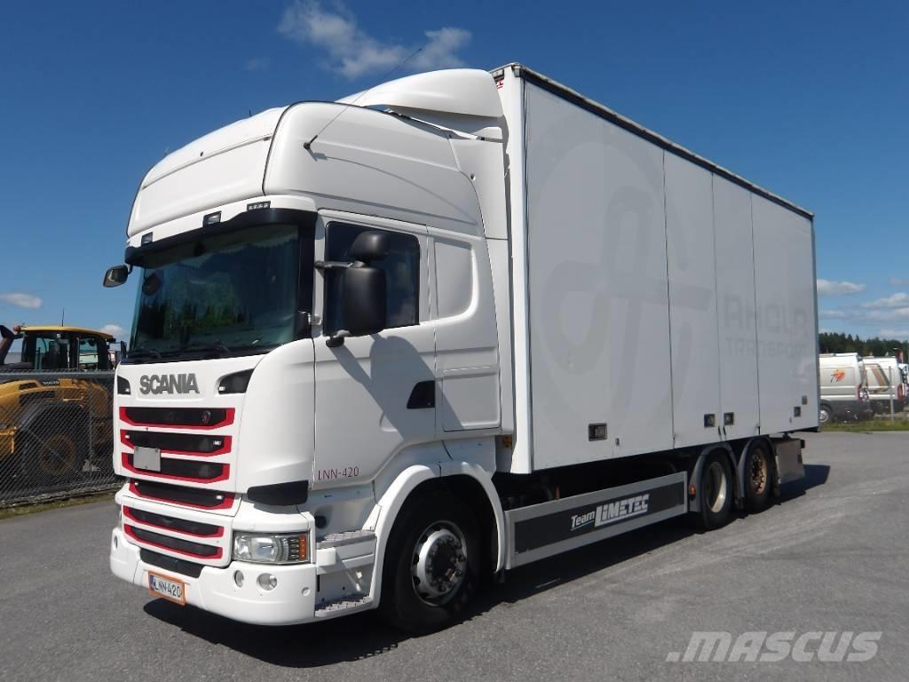 Scania R490 6x2 Camiones con caja de remolque