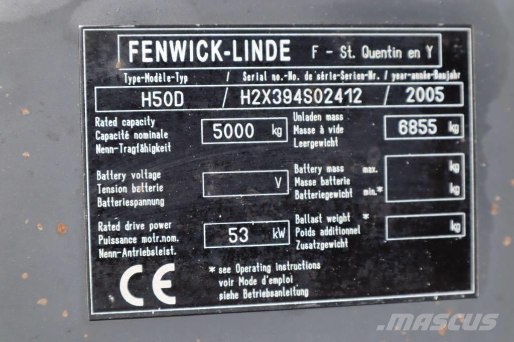 Linde H50D 5000 Kg Camiones diesel