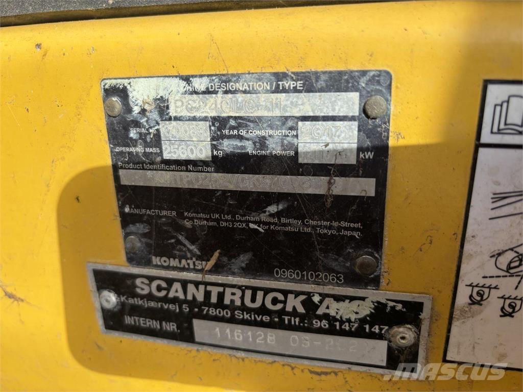 Komatsu PC240LC-11 Excavadoras sobre orugas