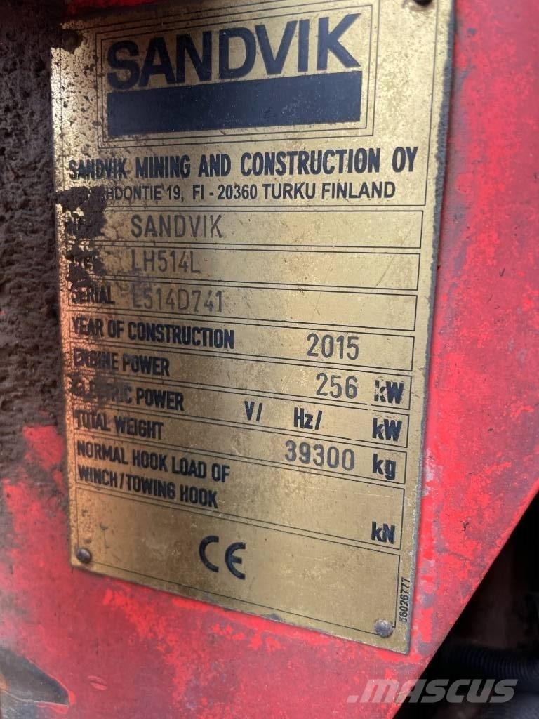 Sandvik LH 514 Cargadoras subterráneas