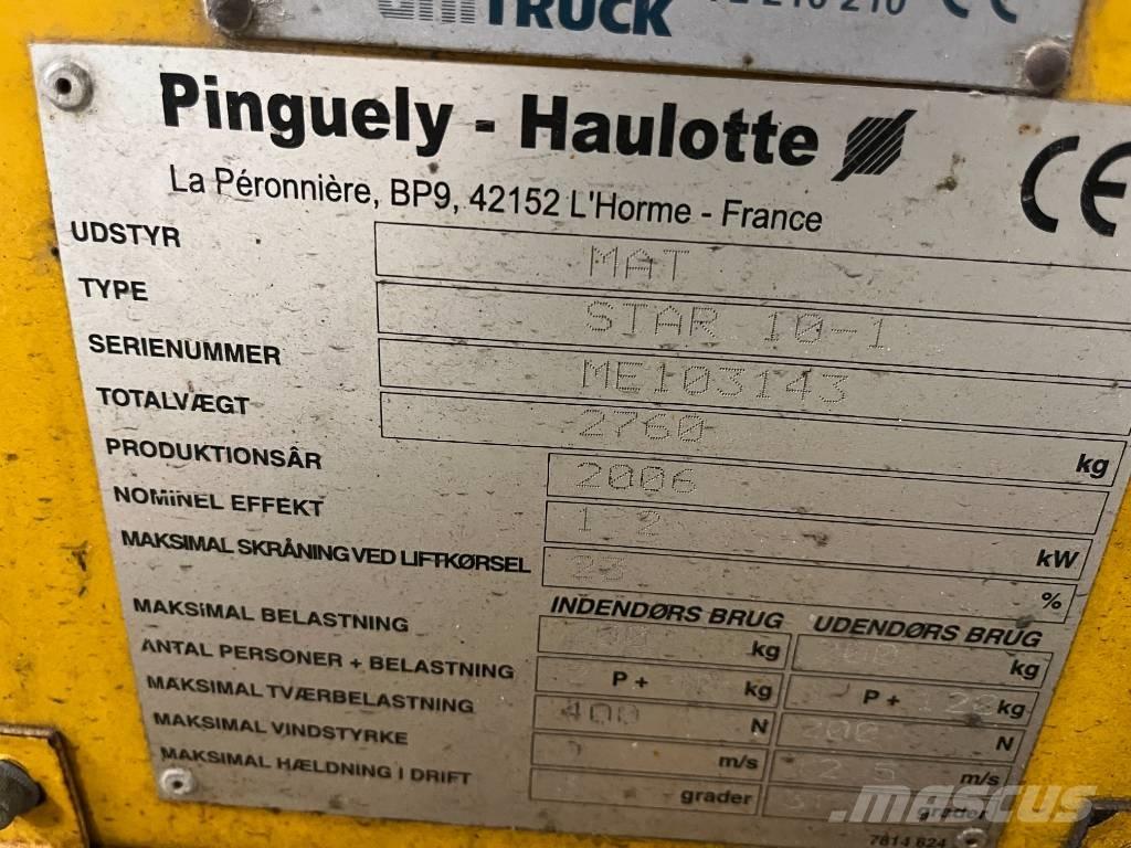 Haulotte Star 10 Plataformas con jaula de elevación