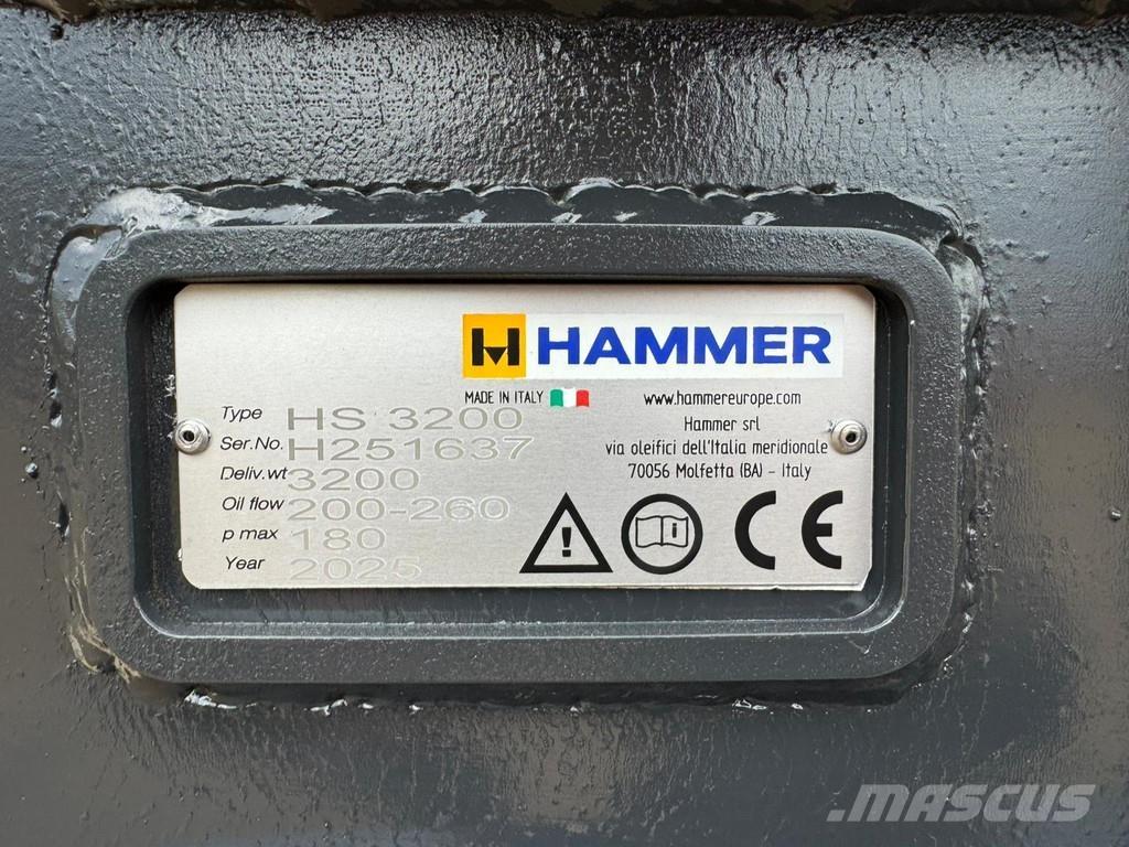 Hammer HS3200 Martillos hidráulicos
