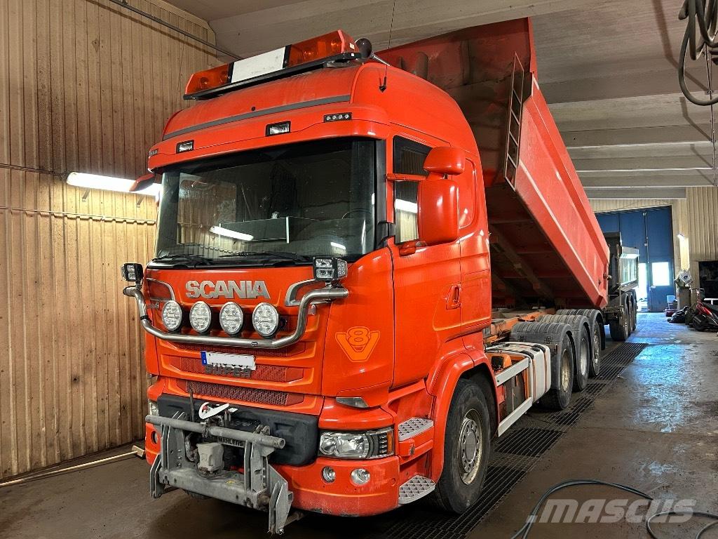 Scania R 520 Tridem Bañeras basculantes usadas