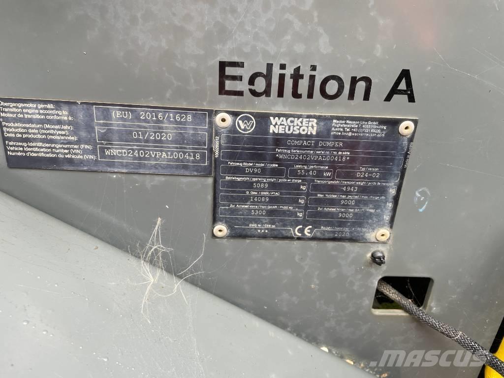 Wacker Neuson DV 90 Vehículos compactos de volteo