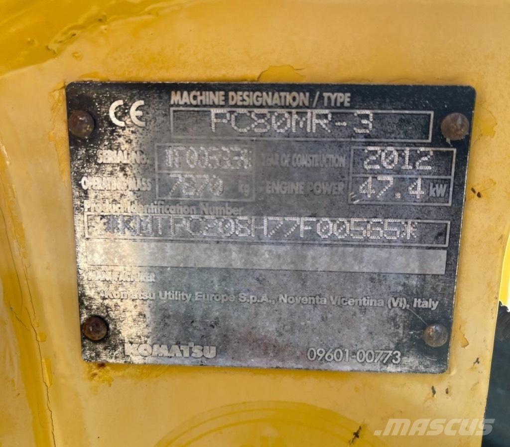Komatsu PC 80 MR-3 Excavadoras 7t - 12t