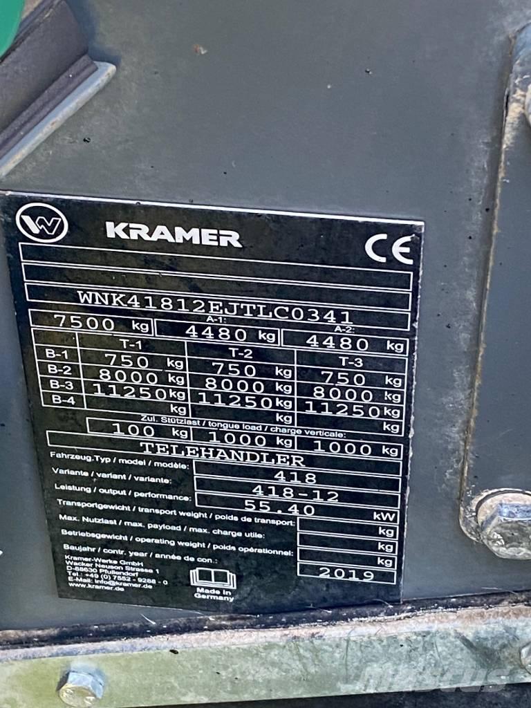 Kramer KT 276 Manipuladores telescópicos agrícolas