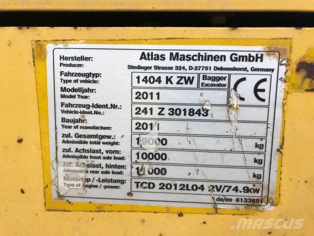 Atlas AB1404K Excavadoras de ruedas