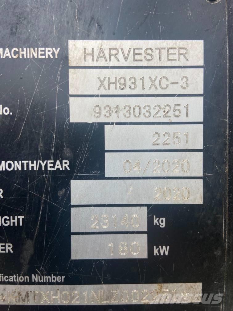 Komatsu 931XC Cosechadoras