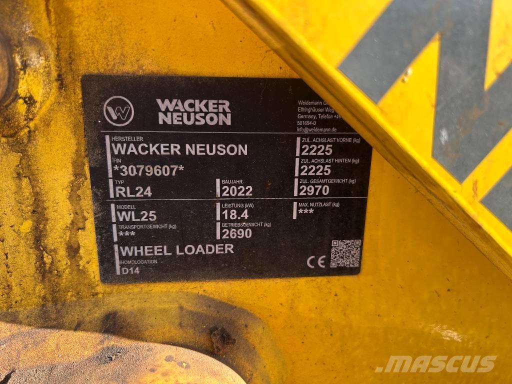 Wacker Neuson WL 25 Cargadoras sobre ruedas